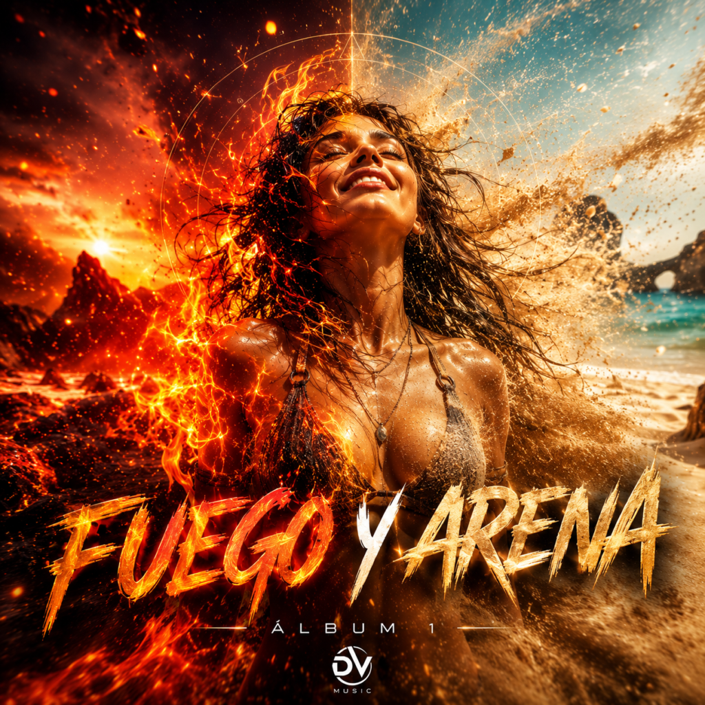 Portada del álbum Fuego y Arena